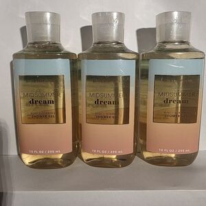 BATH AND BODY WORKS MIDSUMMER DREAM SHOWER GEL X3